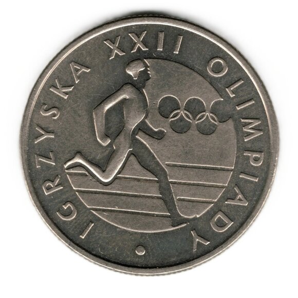 1980 Poland 20 zlotych Olimpics coin - Picture 1 of 2